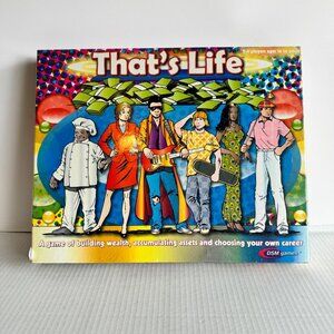 That's Life Skills Board Game Educational Money Finance Government Health Home